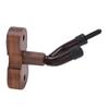 Violin Shaped Wall Mount Black Walnut Wood Colour Violins Hook Holder with Bow Hooks