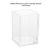 Transparent Acrylic Makeup Brush Holder Nail Pen Storage Organizer Case
