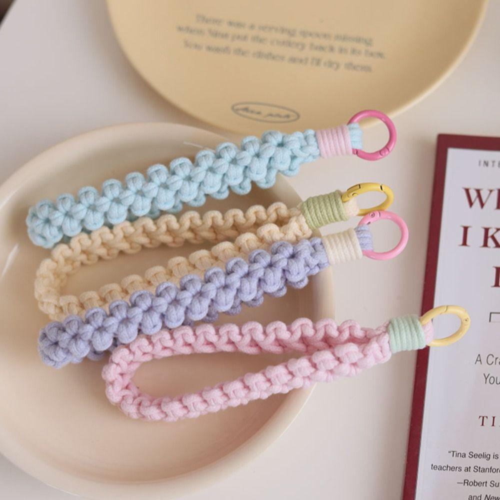 Keychain Anti-lost Rope Phone Accessories Phone Wrist Straps Portable Keychain Pendant