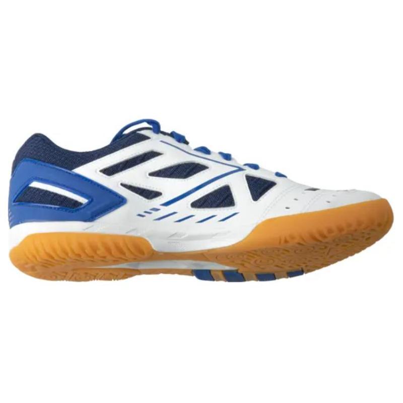 DECATHLON TTS 560 Shock-absorbing and wear-resistant low-top table tennis shoes unisex blue and white