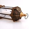 Wind Lantern Six Corners Beautiful Lighting Vintage Christmas LED Candle Lantern Courtyard Decoration