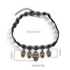 Women's Halloween Geometric Skull Lace Necklace - Dark Style Ghost Pendant Jewelry