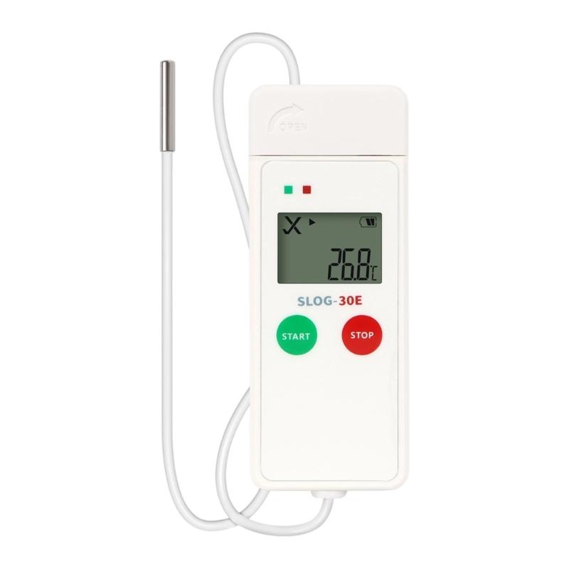 

Easy Carry Double Display Environmental Monitor ABS Humidity Recorders with Programmable Alarms & USB Data Export For Lab Use 1