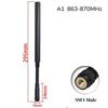 1Pcs Gooseneck Antenna 868-915Mhz 4G 5G Lte 2.4G 5.8G Uwb Omnidirectional Wifi Router External Remote Antenna Sma Male Head