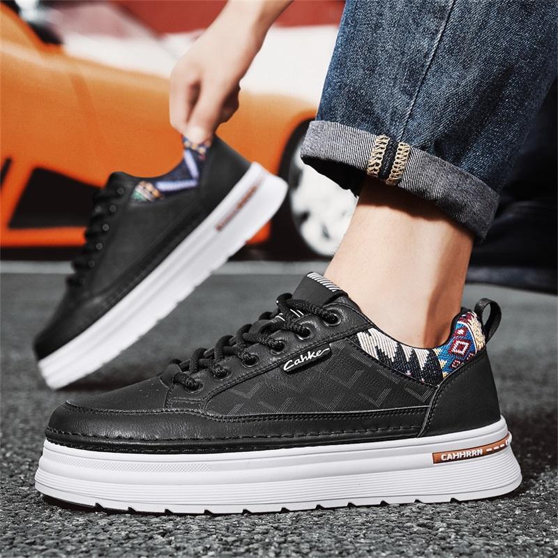Men 's Casual Four Seasons Fashion Skateboarding Students Comfortable Sneakers Boys Trending Soft Sole Breathable Shoes