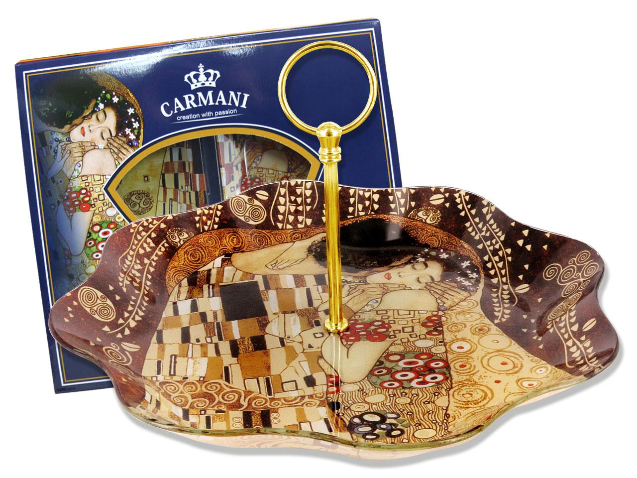 Dekorteller Gustav Klimt Der Kuss Porzellan Kunst für das Zuhause