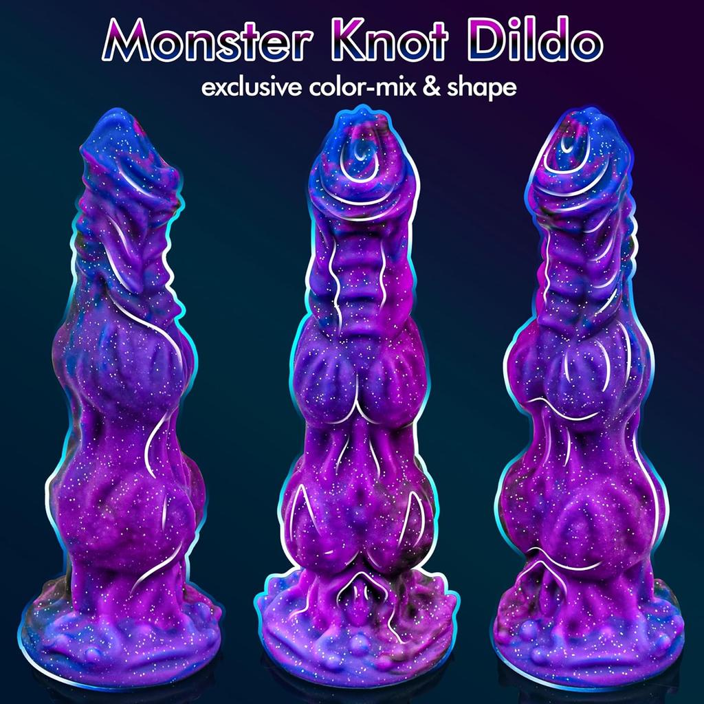 Monsterdildos Heterosexuelles Spielzeug für Erwachsene Großer Saugnapf Dicker Dildo für Frauen Pferd Hängender Silikon Riesiger Fantasy-Dildo