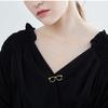 Cute Glasses Brooches Korean Fashion Men's Suit Shirt Collar Pins Female Sweater Corsage Badge Luxulry Jewelry Accessories