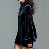 Women's Fashionable And Elegant Color Long,sleeved Dress