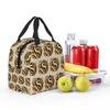Leopard Yin Yang Luxury Gold Marble Balance Design Insulated Lunch Bag for Kids School Cooler Thermal Food Box Tote Lunch Boxes