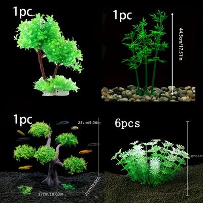 1 Set, Natural Aquarium Simulation Decoration, Underwater Bamboo Forest Landscape Decoration