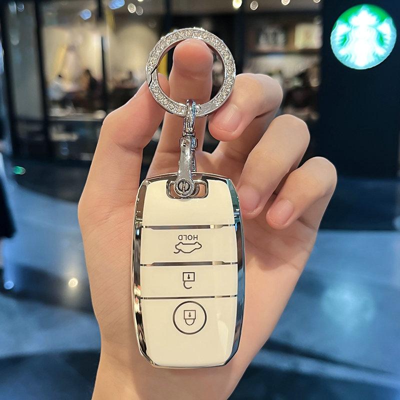 Tpu Car Key Case Cover For Kia Sportage Cerato Optima K2 K3 K4 K5 Rio Picanto Soul Sorento Sedona 3 4 Button