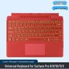 Microsoft Surface Tablet Magnetic Bluetooth Keyboard Case with Seven-Color Backlight for Pro 8/9/10/11/X