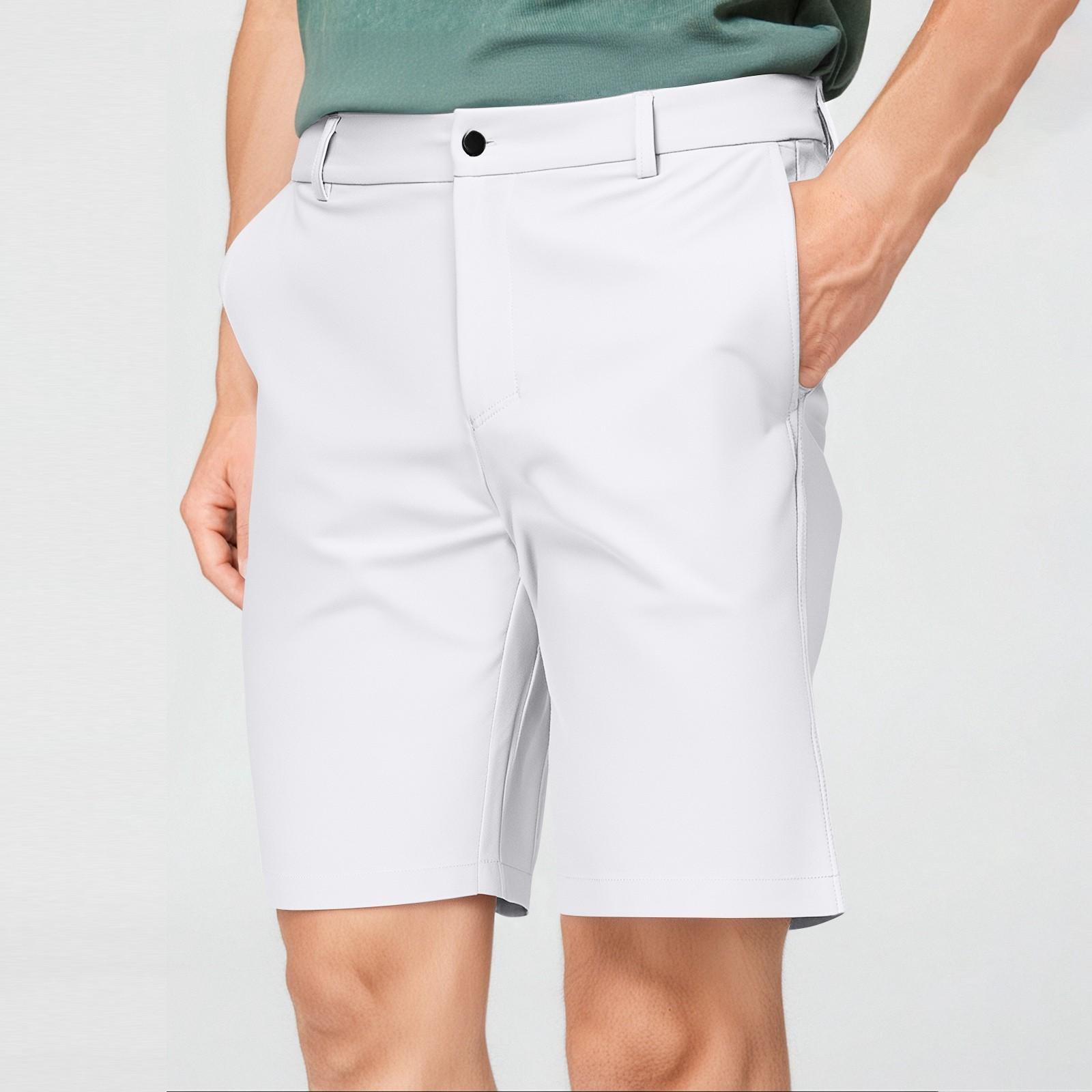 

Мужские летние свободные спортивные шорты-карго с несколькими карманами, повседневные брюки, брюки-квотер XL белый