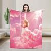 Megan Moroney Singer Cloud 9 Album Comfortable Blanket Pattern Throw Blanket Living Room Flannel Bedspread Sofa Bed Cover