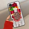 Fashion Girl Merry Christmas Case For Xiaomi Redmi Note 13 12 11 10 14 15 Pro Plus Cover For Redmi 15C 14C 10C 12C 13C 15