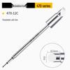 C470 Universal 500W Soldering Iron with High-Quality Heating Core, Blade & Horseshoe Tips for Large Solder Joints