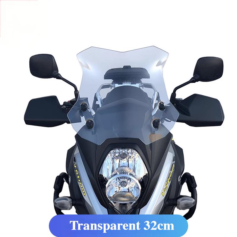 For Suzuki DL650 Modified Heightened Windshield Front Cool Race Windshield Motorcycle Windshield Thickened Deflector Accessories