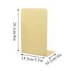 2pcs Durable L-shaped Metal Bookends INS Simple Book Holder Desk Stand for School Office Student
