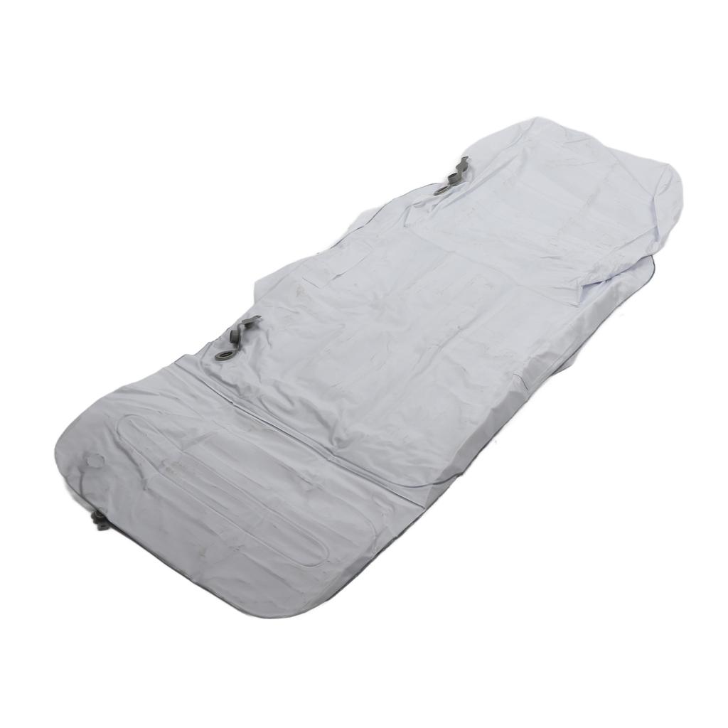 Inflatable Toddler Travel Bed Soft Flocking Dual Pillow Baby Blow Up Bed with Sides Pump Safety Belt Manual Pump