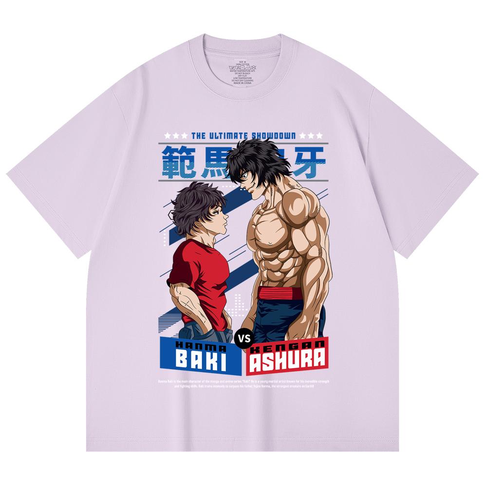 230 g/m² 100% bavlna Baki V2 Baki Ashura Potisk Unisex T-shirt z těžké bavlny