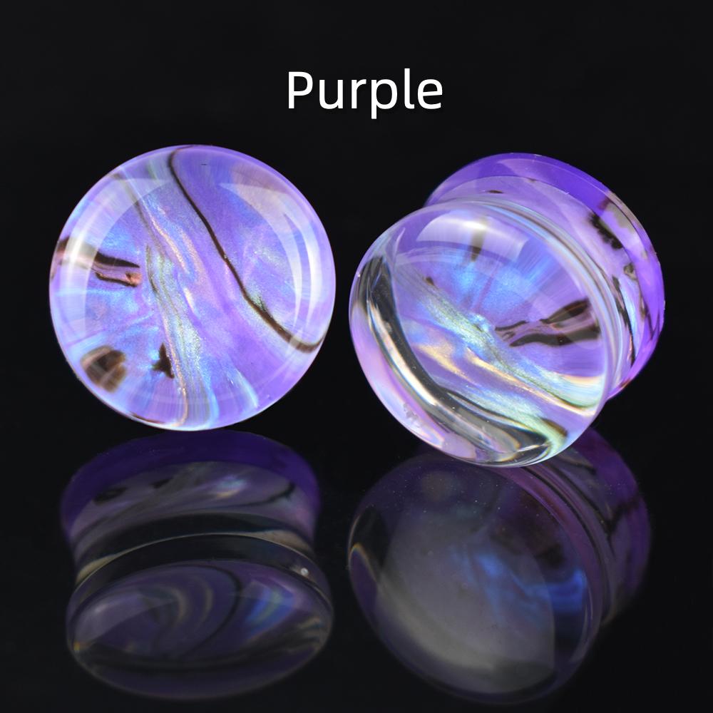 

2 шт. 6-50 мм разноцветные ушные пробки, туннели, датчики, носилки для ушей, двойные расклешенные вилки, украшения для тела для женщин и мужчин 16mm