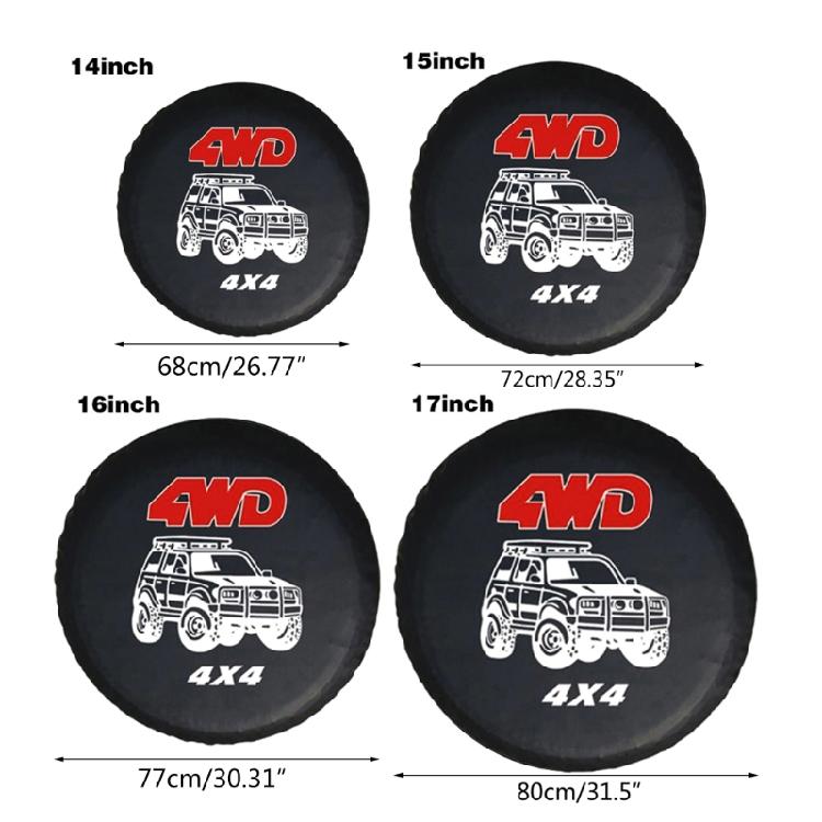 Spare Tire Covers Wheel Bag Tote Protector Pouch Weatherproof 4 Season Universal