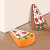Silicone Silicone Door Stopper Reusable Shock Absorbent Door Handle Stopper Anti-Slip Cartoon Pizza Design