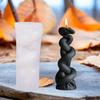 Cobra Silikonová forma na svíčky 3D Realistický design hada se složitými šupinami, pro svíčky/pryskyřici/sádru, snadné vyjímání z formy, DIY řemeslná pomůcka pro domácí dekoraci