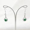 New Ruby Water Drop Long Earrings Women's High Texture Sapphire Earrings Ear Jewelry