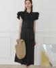 Keulleiseu Tiered Frill Long Dress_Pink