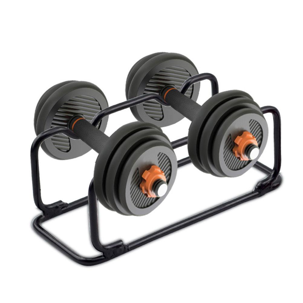 Barbell Bar Dumbbell Rack Compact Barbell Storage Stand Strengthened Steel Bracket for Home Office