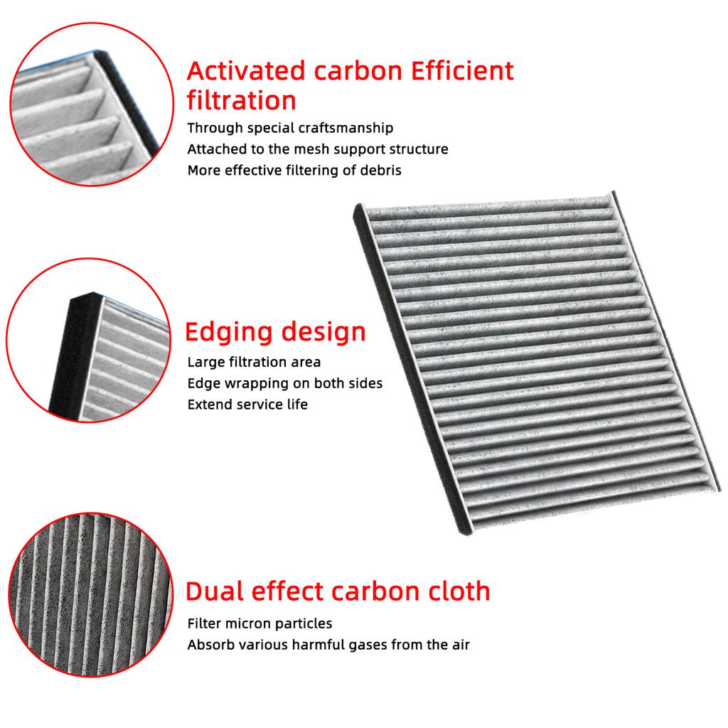 Car Cabin Air Filter for Subaru Outback 2005-2009 Auto Filters Carbon Fiber 2005 2006 2007 2008 2009