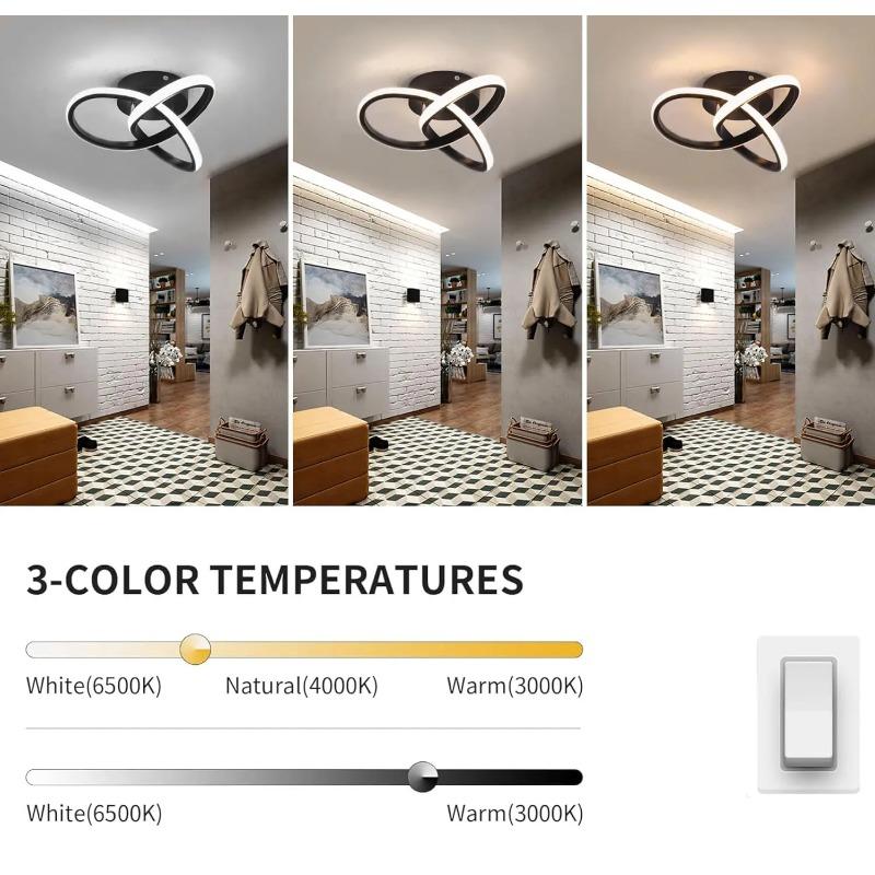 Moderné LED stropné svietidlá do chodby Nordic 3 farby LED povrchová montáž AC 220V pre spálňu obývaciu izbu svetlo do chodby balkónové svetlo
