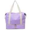 Pleated Model with Shoe Compartment Dry and Wet Separation Fitness Yoga Bag Outdoor Picnic Ingredients Storage Cotton Clothes Hand Luggage Bag
