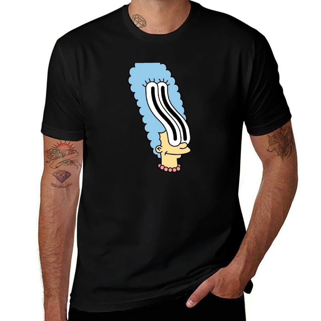 Trippy Marge TShirt Thanksgiving Casual Tee