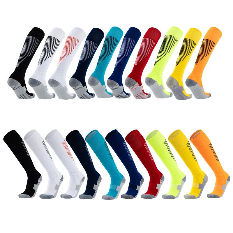 Adult Men'S Professional Football Socks Over The Knee Towel Bottom Non-Slip Shock Absorption Children'S Socks Women'S Long Tube Non-Slip