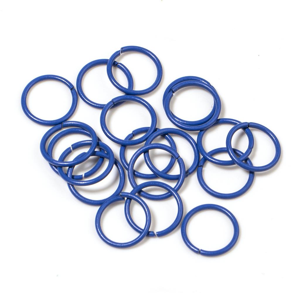 Colorful Open Jump Rings for DIY Jewelry Making - Round Single Loop Iron Rings for Beading Bracelets
