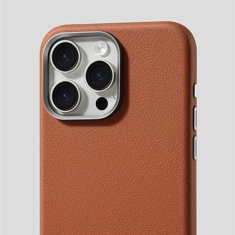 Luxury  Leather Magnetic Phone Cases For iPhone 16 Pro Max 15 14 Plus 13 12 Slim Magnetic Wireless Charge Shockproof Cover