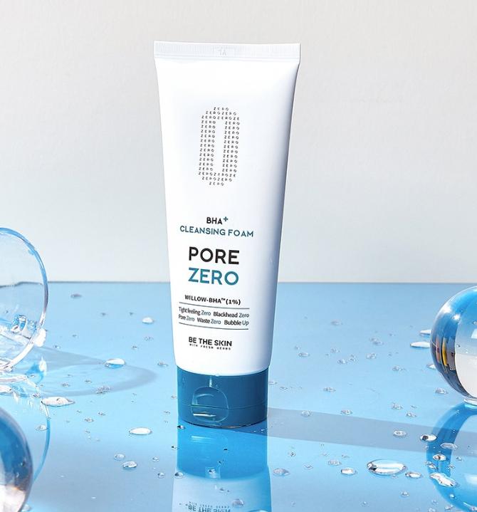 Be The Skin BHA Plus Pore Zero Cleansing Foam 150g – Deep Clean & Pore Care