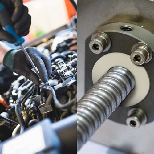 Wolfride 520-Piece Nylon Washers, Flat Washers, Sealing Washers, M2, M2.5, M3, M4, M5, M6, M8, M10, Insulating Nylon Insulating Flat Washers with Stor