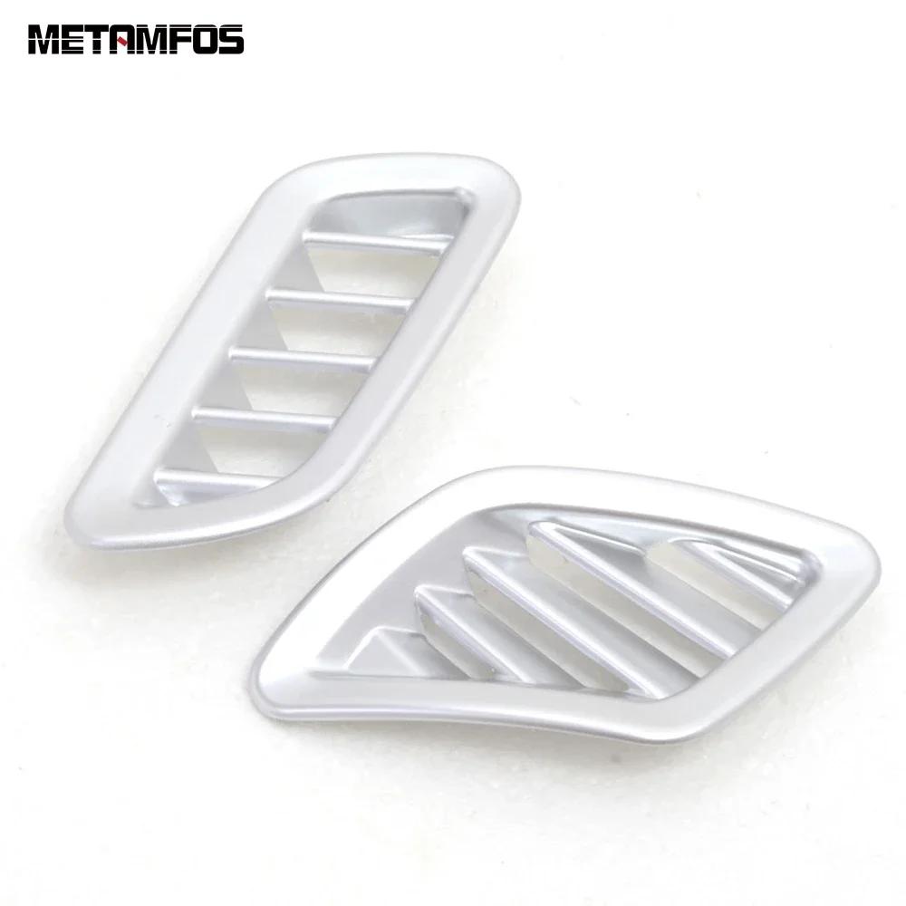 Front Upper Air Condition AC Vent Outlet Cover Trim For Jeep Renegade 2015-2024 2025 Chrome Interior Accessories Car Styling