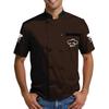 Chef Hat  Print - Men's Casual Short Sleeve Chef Dress
