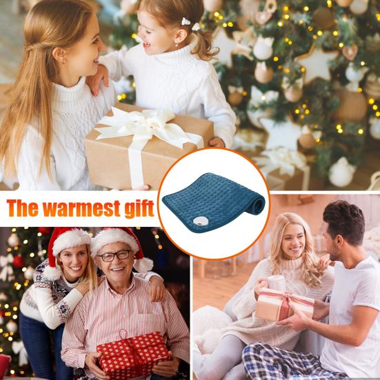 Electric Heating Pad Back Neck Abdomen Warmer Heating Mat with Adjustable Temp Settings Auto Shut Off Machine Washable Heat Therapy Pad for