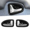 2PCS Car Interior Door Handle Matte Silver 7700353282 Replacement for Master 1998‑2007