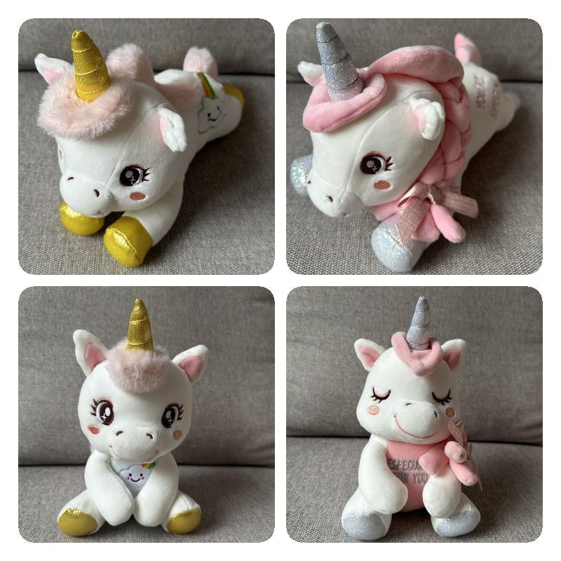 Cute Unicorn Plush Toy Doll With Soft Short Fur Perfect For Sleeping And Cuddling Ideal Gift For Kids 20cm Sitting Style