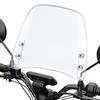 Motorcycle Windshield Large Windscreen Adjustable Motorbike Windscreen Wind Deflector Motorcycle Parts Suitable For All