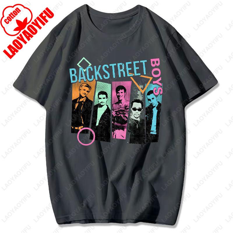 

Pop Music Bring Memory Back Street Men Women Boys Girls Cotton Tees Backstreet Boy Band BSB Rock Vintage Pop Tops Unisex Tshirt 4XL
