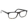 Used Men's Glasses Frame Square (DL5212 052 DB) Dark Brown [New]