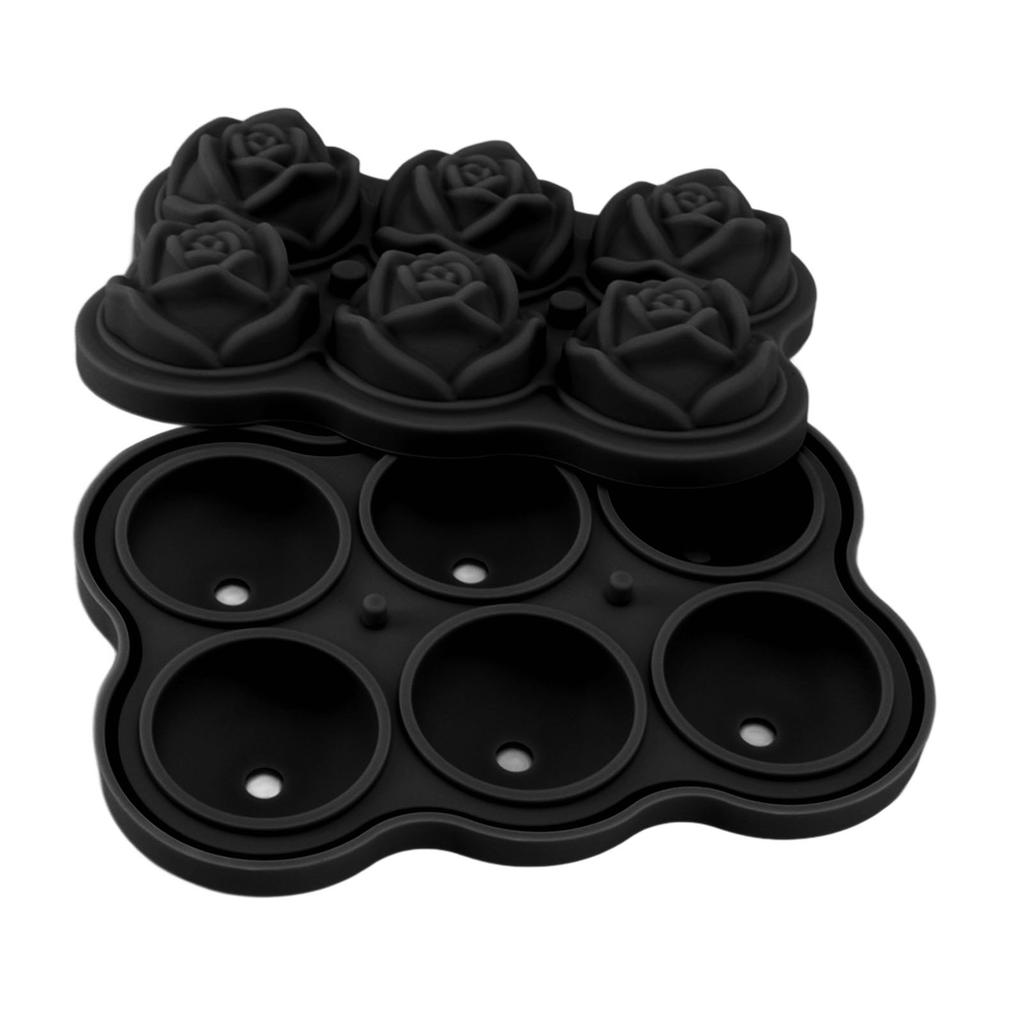 Tray Silicone 6   No BPA Ice Making Accessory with Lid for Cocktail Whisky